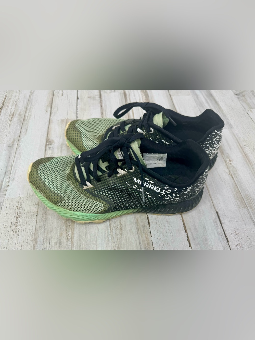 Merrell Shoes Womens Size 9 Green All Out Crush Tough Mudder Trail Run - Picture 5 of 9